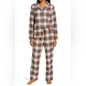 L.L. Bean Scotch Plaid Flannel Sleep Set